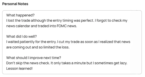 Notes Lesson Journaling