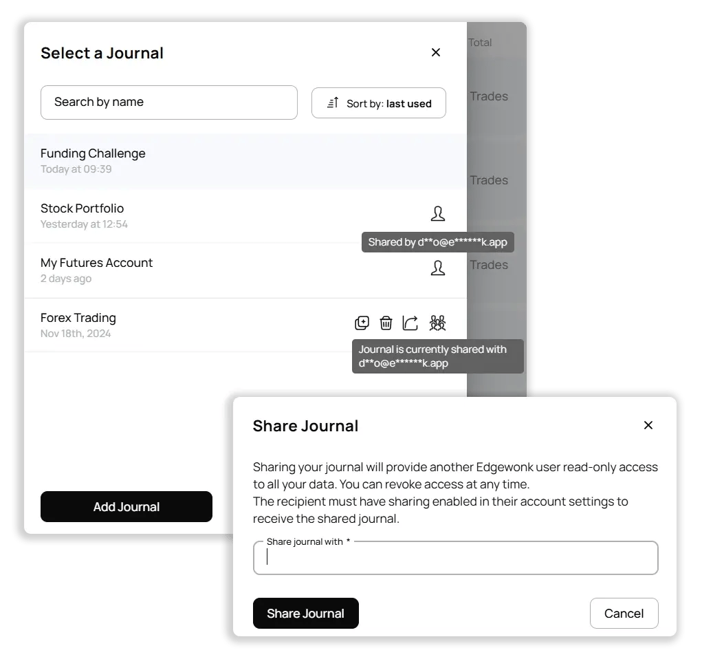 Share Trading Journal