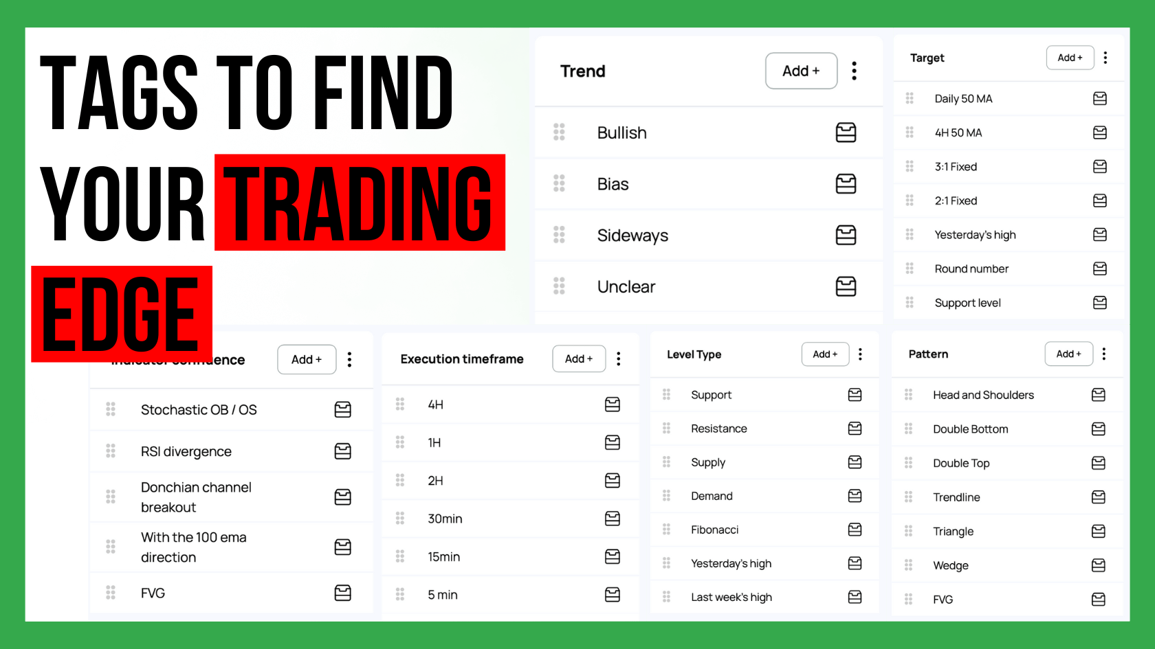 Custom Stats Trading Journal Edgewonk