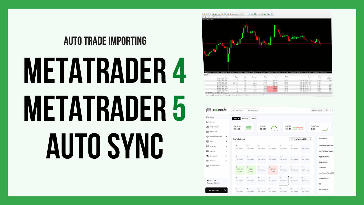 MetaTrader 4 / 5 Auto Trade Sync in Edgewonk